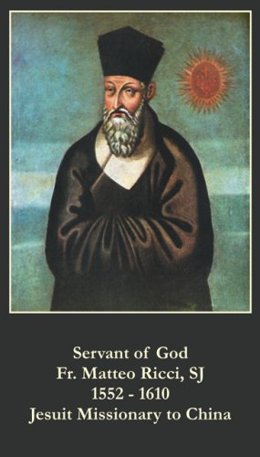 Servant of God - Fr Matteo Ricci Prayer Card PC#210