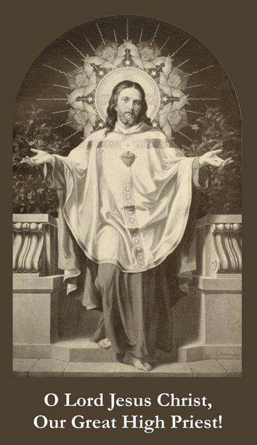Jesus Great High Priest Holy Card PC#302