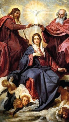 TRINITARIAN IMMACULATE HEART OF MARY PRAYER CARD PC#104