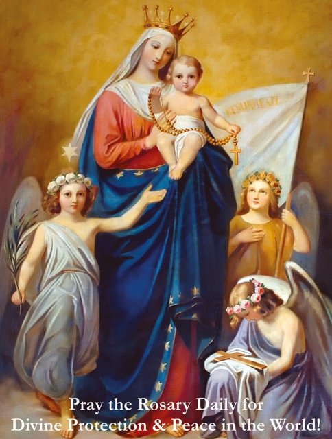 Queen of Peace Prayer Card