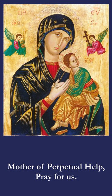 Mother Of Perpetual Help Prayer Card PC# 584
