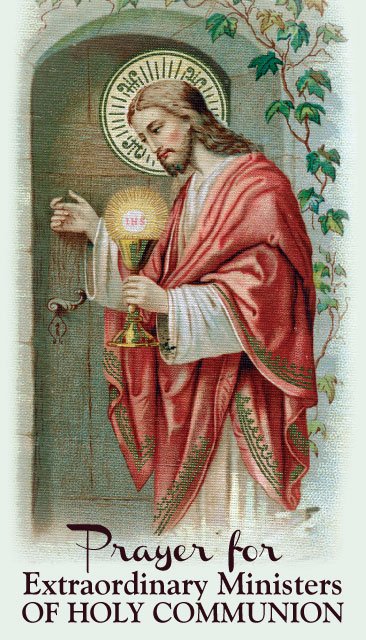 Prayer for Extraordinary Ministers of Holy Communion PC#598