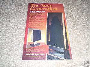 Dahlquist DQ-20, DQ-10 Ad from 1990,6" x 9"