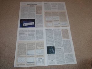 Classe CA-100 Amplifier Review,1997, 4 pgs, Full Test
