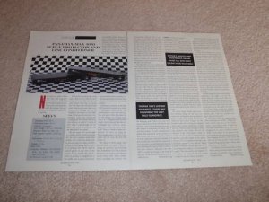 Panamax Max 1000 Line COnditioner Review,2 pgs, 1993