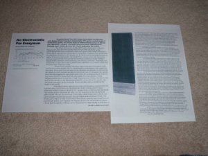 Acoustat Model Two Speaker Review, 1981, 2 pgs, Specs
