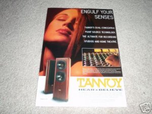Tannoy D-700 Speaker Ad from 1996, Rare!
