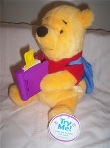 Animated Stuffrd Pooh Bear "Story Book Pooh"