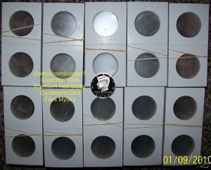 1000 2x2 Cardboard MYLAR COIN FLIPS (HALF DOLLAR) Suppl