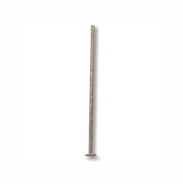 1" One inch Natural Antique Patina Brass Headpins 25