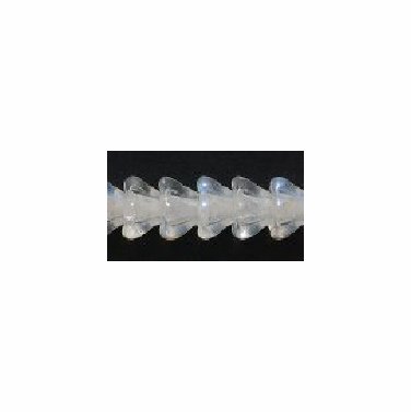 Crystal AB Trumpet Bell Shape Flower Glass Beads 20