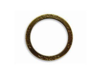 Vintaj Brass Garden Eternity Ring Connector 25mm For Charms