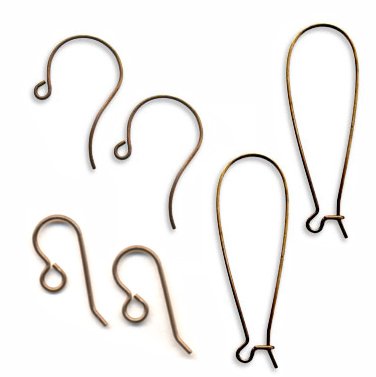 Vintaj Brass Ear Wire Sampler Pack Earring Hooks