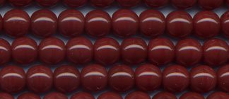 Deep Red Holly Winter Berry Glass Beads 20 Berries