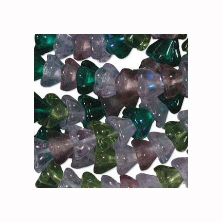 Lavender Garden Flower Beads Purple Lilac Green