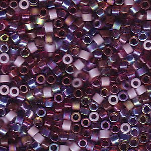 Vineyard Delica Beads Miyuki Red Purple