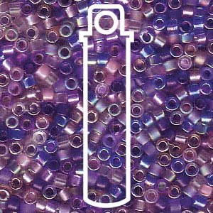 Lilac Delica Beads Miyuki Purple Amethyst