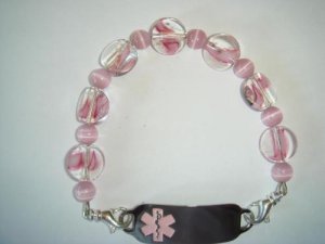 Wrist Alert Bracelet/Medical ID - "BELLA" New
