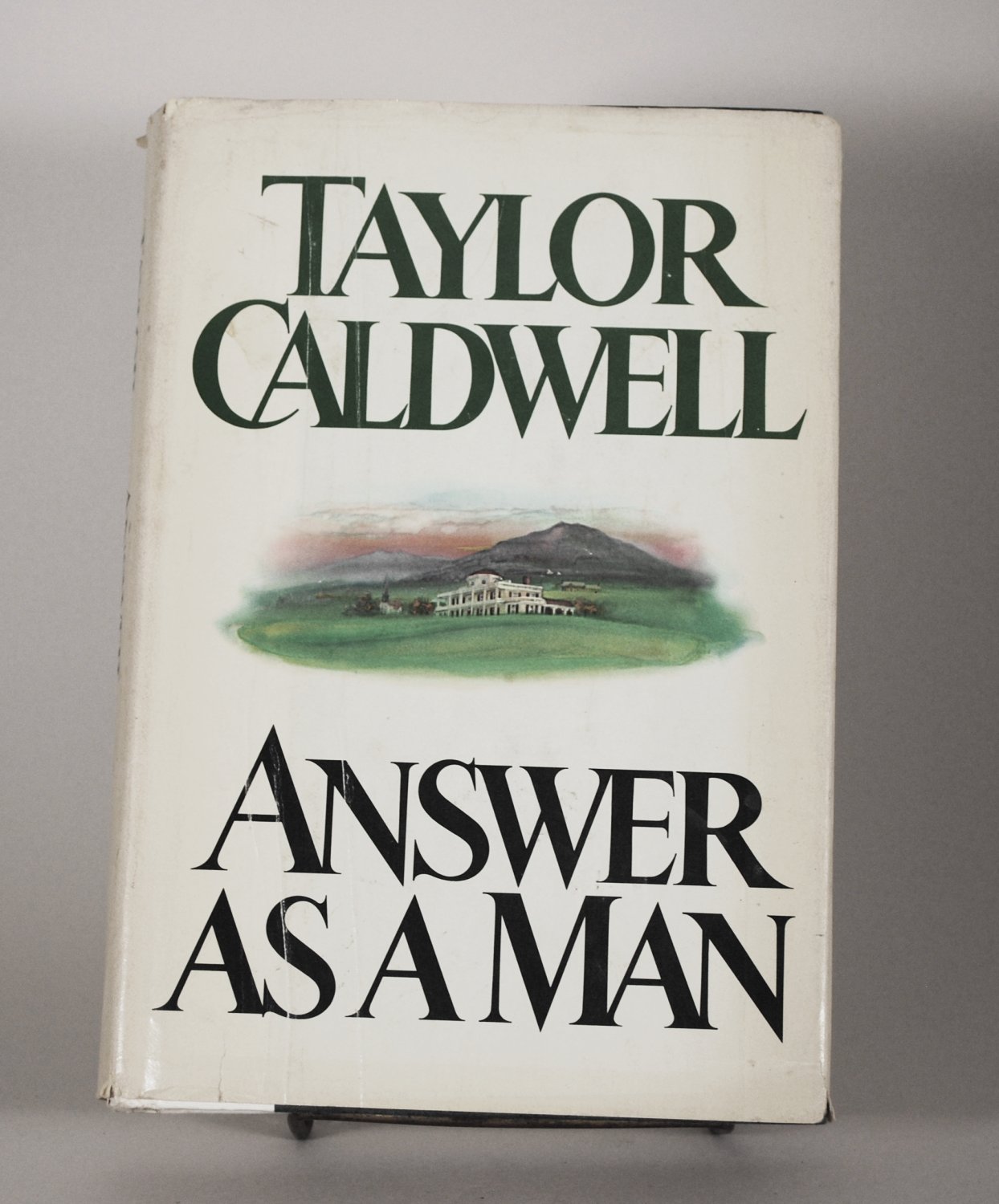 Answer As A Man by Taylor Caldwell HB 1980 Book Club Edition