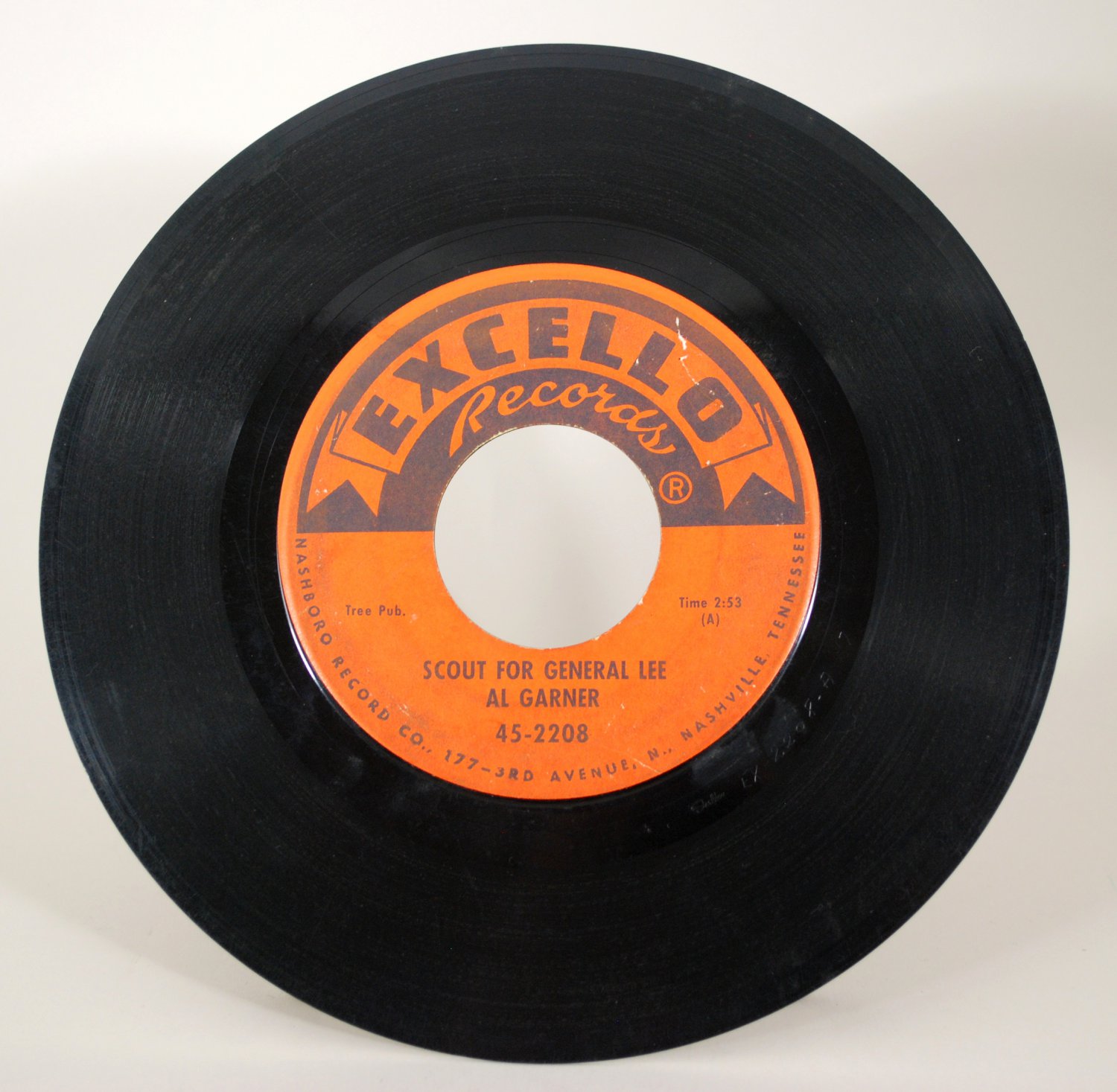 Al Garner - Scout For General Lee 45 rpm Vinyl Record