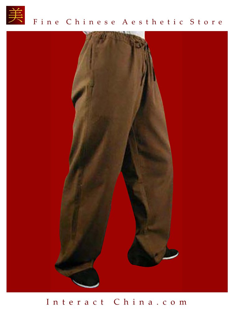 Premium Linen Black Kung Fu Martial Art Taichi Pant Trousers XS-XL or Tailor Custom Made