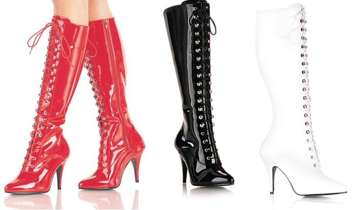 Vanity - Women's Knee High Lace up Boots
