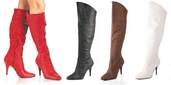 Vanity Women's Fold Over Leather Boots