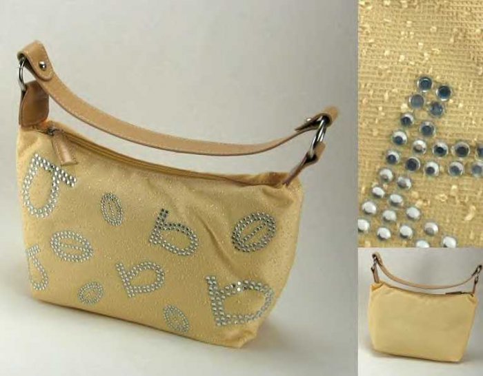 Faux Rhinestone Letters and Ring Accents -Single Strap Handbags