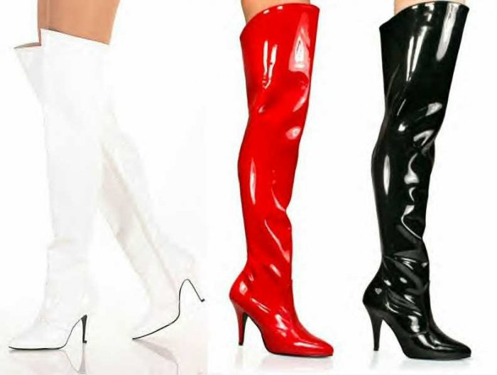 Vanity Women's High Heel Thigh High Boots