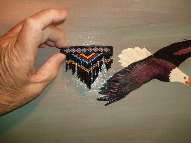 Pow Wow Beaded Barrette Item TWA1000