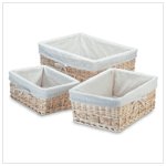LINED NESTING WILLOW BASKETS-AVAILABLE NOW