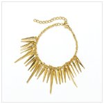 GOLD SPEAR BRACELET-AVAILABLE NOW-#37670