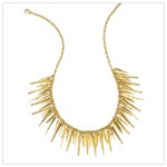 GOLD SPEAR NECKLACE-AVAILABLE NOW-#37672