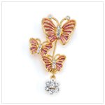 BUTTERFLY TRIO PIN-AVAILABLE NOW-#36901