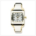 TWO-TONE CUFF BRACELET WATCH-AVAILABLE NOW-#36580