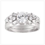 STERLING SILVER C.Z. RING-AVAILABLE NOW-#36896