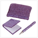 PURPLE SEQUIN PURSE SET-AVAILABLE NOW-#35218