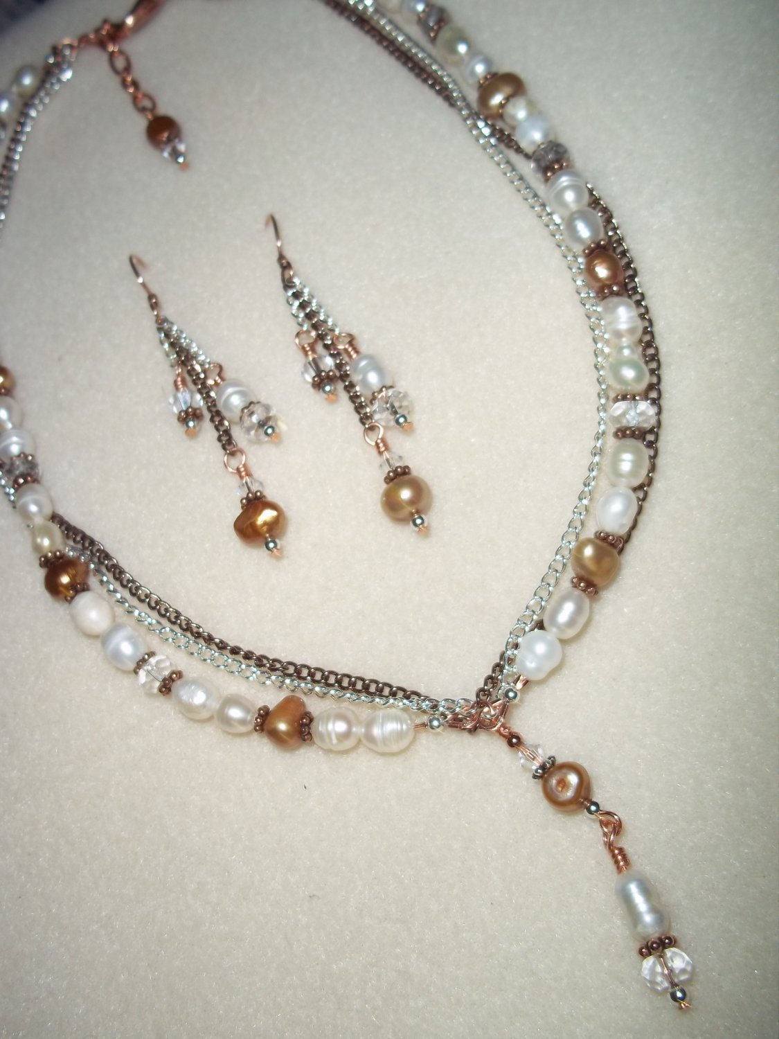 Handmade Freshwater Pearl Bridal Set