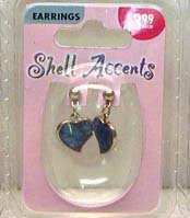 Heart shaped accent earrings