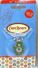Dark Green Care Bears Necklace