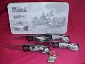 BWFK11W4K - 5 Piece CSA Pocket Knife Collector Set with Keychain in Display Tin