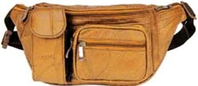 Tan Leather Fanny Pack