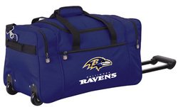 Wheeled NFL Duffle Cooler - Baltimore Ravens