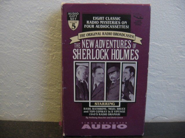 Sherlock Holmes The New Adventures of Sherlock Holmes Radio Broadcast Audiobook Cassette
