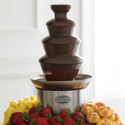 3-Tier Fondue Dessert Fountain (Stainless Steel)