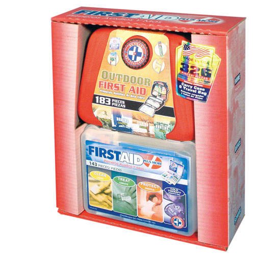 First Aid 2 N 1 Kit - Home & Outdoor Kits (326 Pcs.)