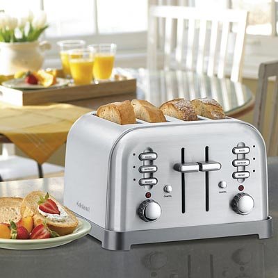 Cuisinart Classic 4-slice Metal Toaster (brushed stainless steel)