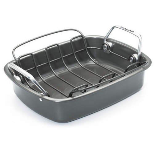 KitchenAid Open Roaster with Rack & Turkey Lifters