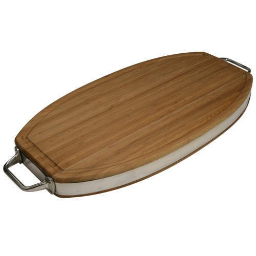 Solid Bamboo Chop Block ( Oval )