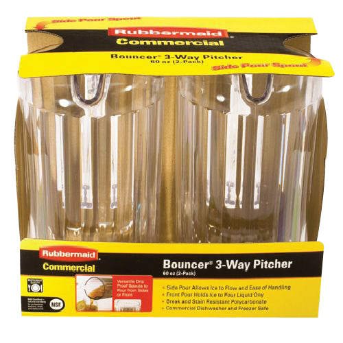 Rubbermaid® Bouncer 3-Way Pitcher (60oz., 2 Pk.)